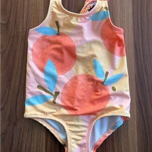 Zara 2y Orange One Piece Swim